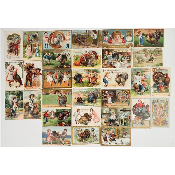 "Children at Play", Thanksgiving Day Postcards (30) [201850]