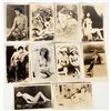 Image 1 : Pinup Real Photo Postcards w/ Bare-Breasted Women (10) [202052]
