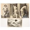 Image 1 : Pinup Real Photo Postcards w/ French Bare-Breasted Women (4) [202154]