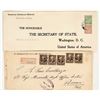 Image 1 : US Consulate Cover Pair (Italy and Malta) [201669]