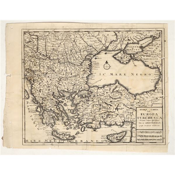 Vintage Map of Turkish Europe [199647]