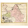 Image 1 : Vintage Map of Belgium and Germany [158245]