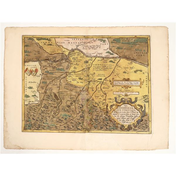 Vintage Map of Upper and Lower Bavaria [158243]