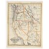 Image 1 : Antique Map of Western US (CA, NV, OR, UT ,AZ, WA ID), 1868, Rand McNally [201361]