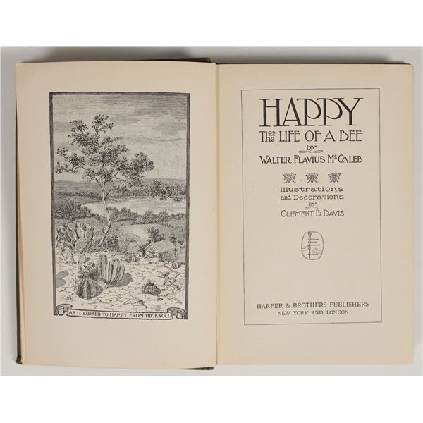 'Happy: The Life of a Bee', 1917 Illustrated Novel [198590]