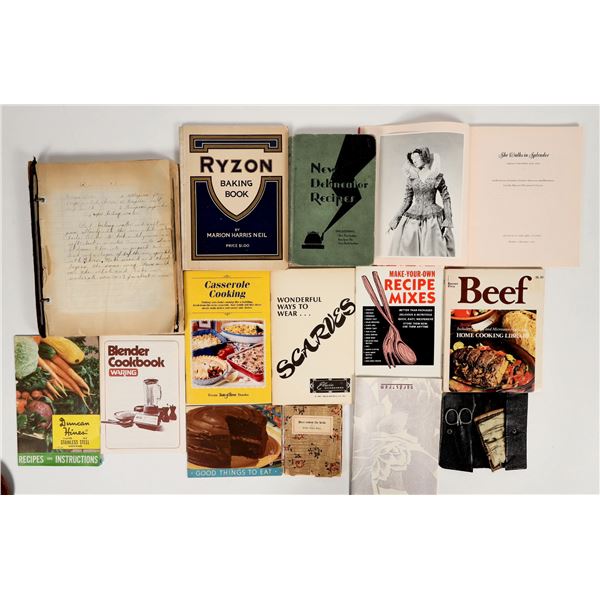 Vintage Cooking/Recipe Fashion  Books.  [202522]