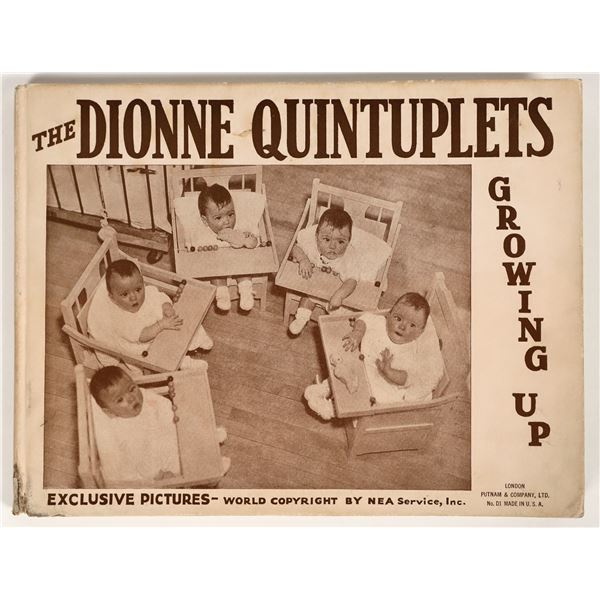 The Dionne Quintuplets Growing Up (1935 Book) [197688]
