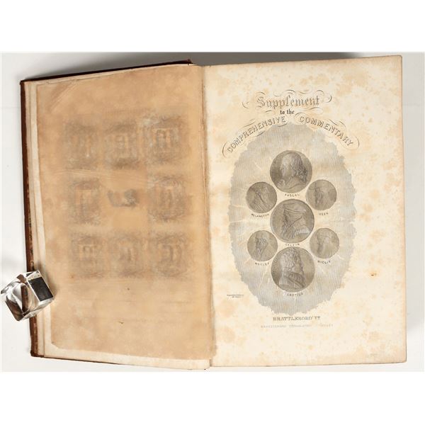 Divinity Student's Study Bible, c. 1858 [198598]