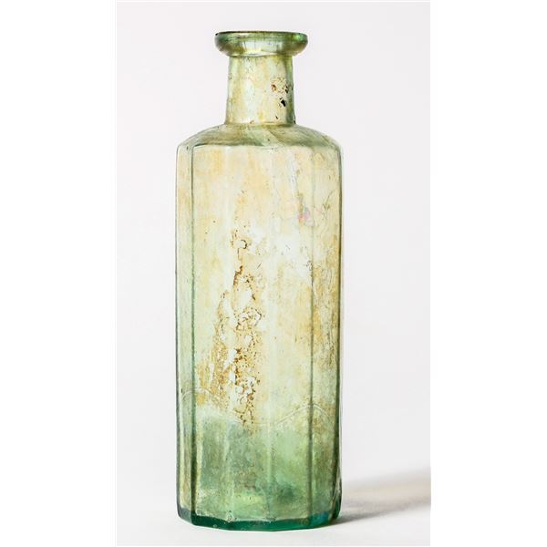 1850's-1860 Twelve-Sided Medicine Bottle  [201114]