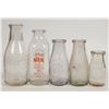 Image 2 : Lot of 5 California & Nevada Milk Bottles [201309]