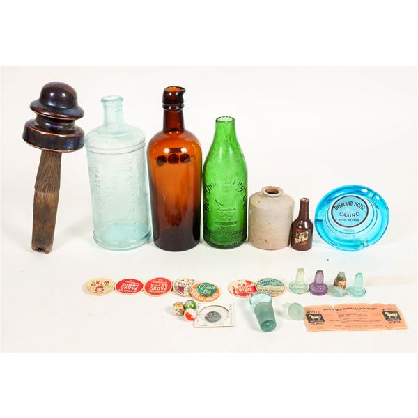 Bottles, Ashtray, Stoppers etc. [196714]