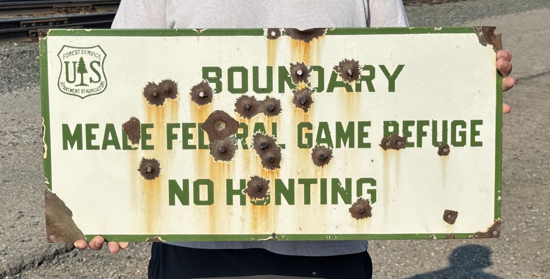 USFS Forest Service Sign Meade Game Range