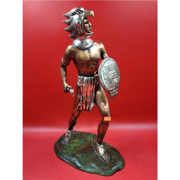 Limited Edition D'Argenta Eagle Warrior Sculpture by Martin Mendoza