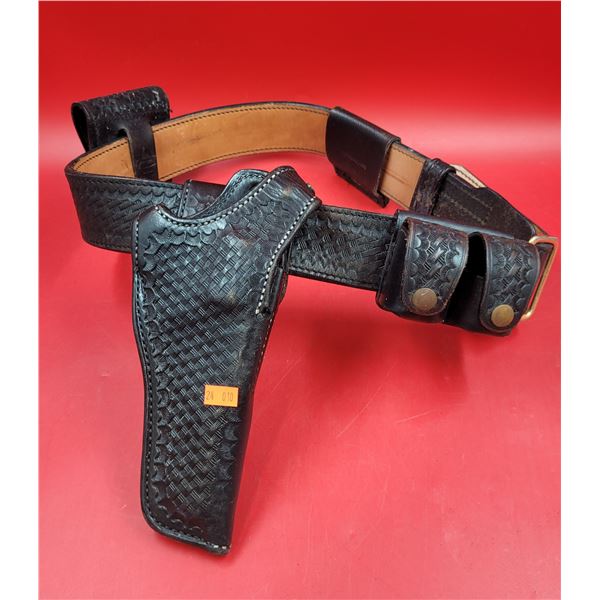 VTG Northern Plains Leather Canadian Police Service Belt w/ Holster