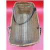 Image 2 : Antique Salish Handwoven Basket w/ Leather Handle