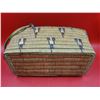 Image 3 : Antique Salish Handwoven Basket w/ Leather Handle