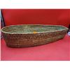 Image 1 : Antique Salish Handwoven Baby Carrier Basket