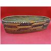 Image 1 : Antique Salish Handwoven Baby Carrier Basket