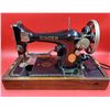 Image 2 : VTG Singer Sewing Machine w/ Wooden Case