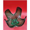 Image 2 : VTG Green Art Glass Bowl
