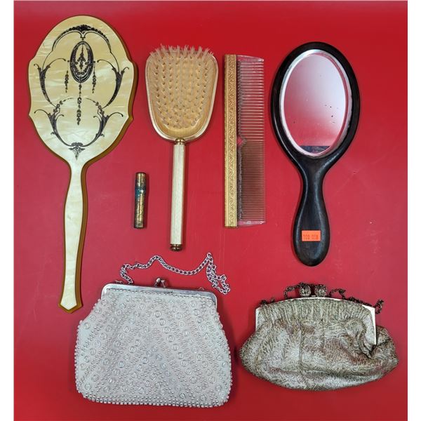 VTG Mirrors, Comb, Brush & Clutches