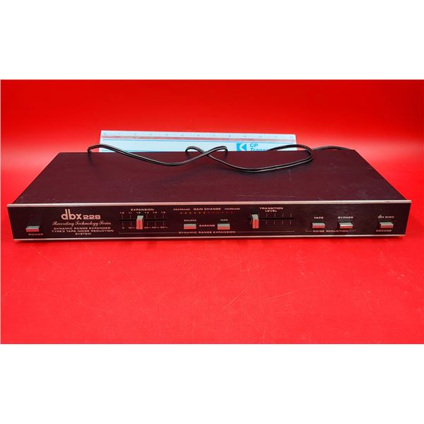 DBX 228 Type II Tape Noise Reduction System & Dynamic Range Expander