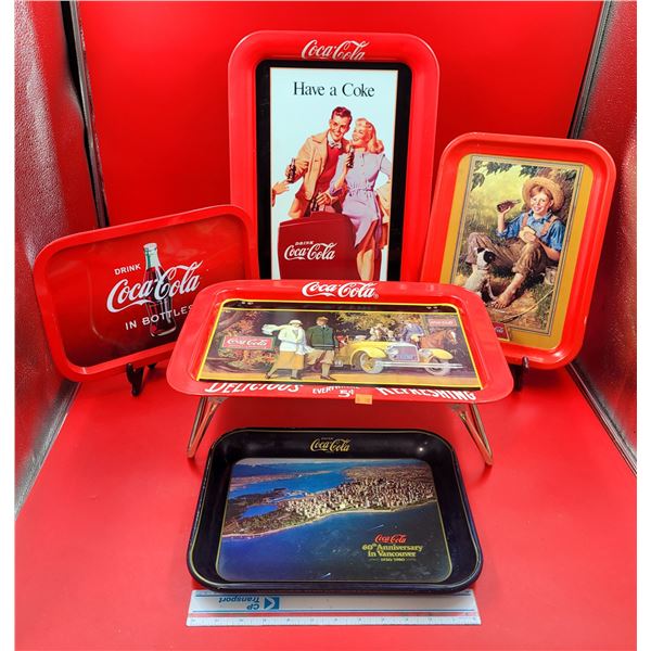Lot Of Coca-Cola Advertising Trays