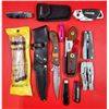Image 1 : Large Lot Of Assorted Knives/Pocket Knives Including Sharpener