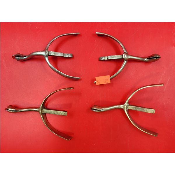 2 Pairs of RCMP Spurs
