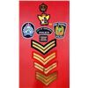 Image 1 : Assorted Police/Military Patches w/ Rank Insignias, Edmonton Police Patch, & More
