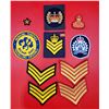Image 1 : Assorted Police/Military Patches w/ Rank Insignias, Delta Police Patch, RCMP Patch, & More