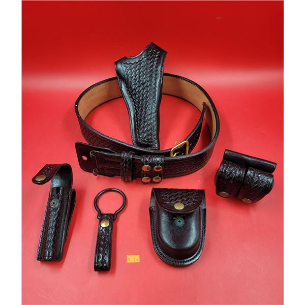 RCMP Belt w/ Holster & Accessories Made in Canada