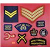 Image 1 : Assorted Police/Military Patches w/ Rank Insignias, RCMP Patches, & More
