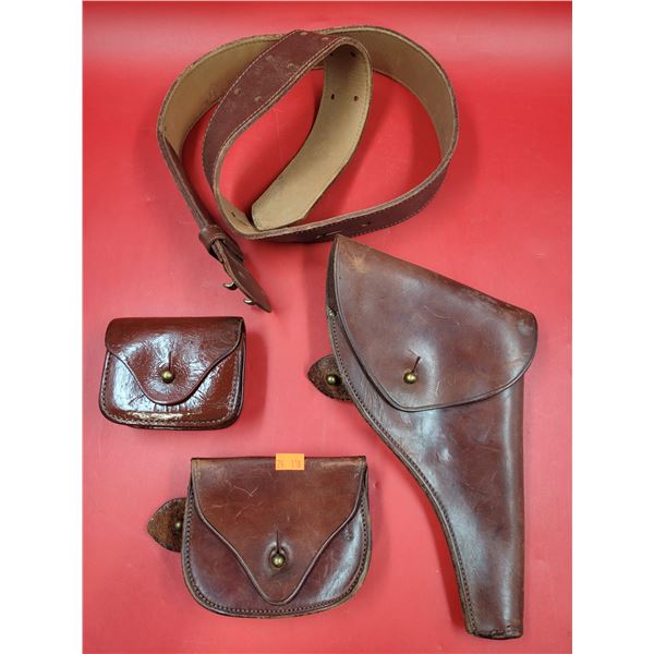 Police Belt w/ Holster & Accessories
