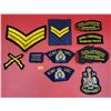 Image 1 : Lot Of 10 Assorted Police/Military Patches Including RCMP