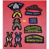 Image 1 : Lot Of 10 Assorted Police/Military Patches Including RCMP