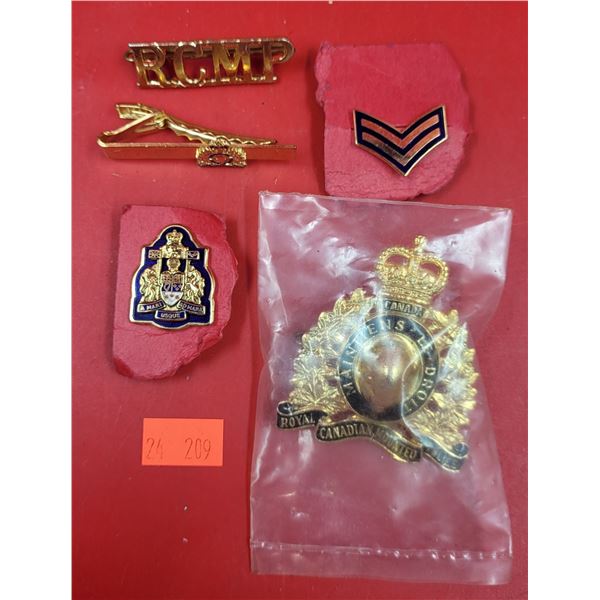 Lot Of 5 RCMP/Military Pins