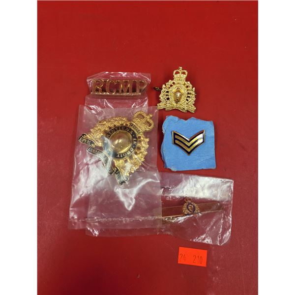 Lot Of 5 RCMP/Military Pins