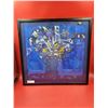Image 1 : Framed "The Village Gate" Painting by Nguyen Ha Bac
