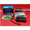 Image 1 : Camera Lot w/ Fujifilm Instant Camera, Ultronic Panoramic, Fan Shooter, & More