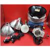 Image 1 : Photography Lot w/ Norman Reflector, Lightbulbs, Minispot Spotlight, & More