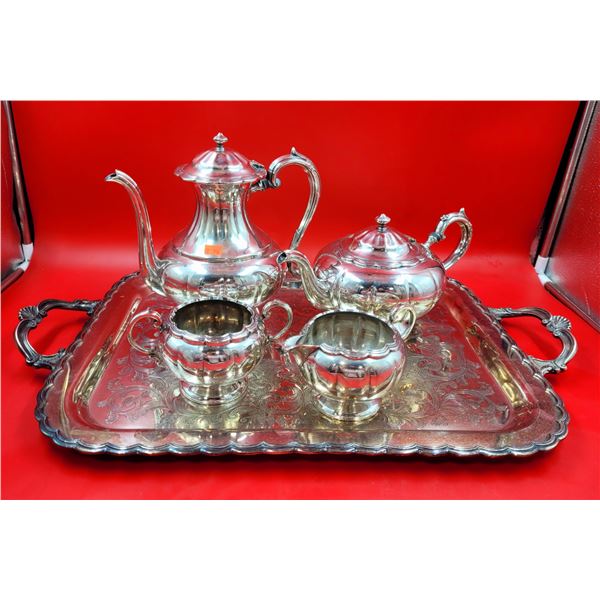 Primrose Plate Electroplated Copper Serving Set Made in Canada
