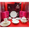Image 1 : Assorted Royal Albert Fine China w/ 7 Place Settings (5 pc./set), 2 Soup Bowls, & Teapot