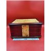 Image 1 : Burl Wood Fold Out Jewelry Box