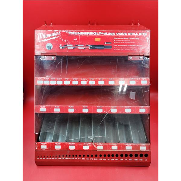 Metal Milwaukee Drill Bit Cabinet