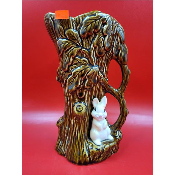 Sylvac Bunny Pottery Pitcher Made in England