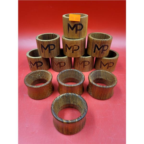 Lot Of Teak Napkin Rings