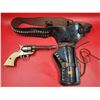 Image 1 : VTG Reporduction Denix Western Revolver w/ Leather Case Made In Spain