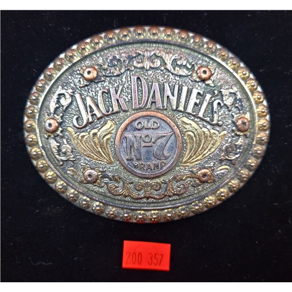 Metal Old No. 7 Brand Jack Daniels Belt Buckle