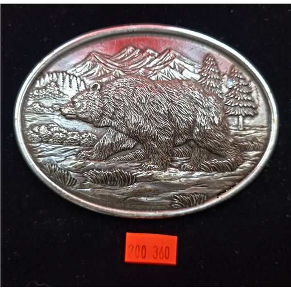 VTG Nocona Bear Belt Buckle